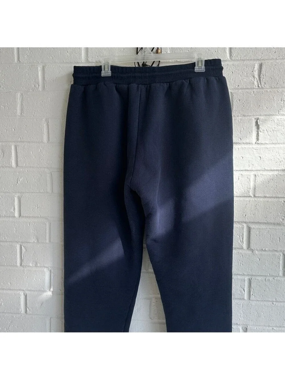 Lentta Men's Navy Fleece Sweatpants Warm Athletic Sherpa Lined Track Joggers XXL